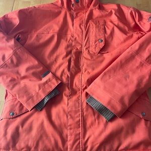 Bright Orange Warm Rome snowboarding jacket